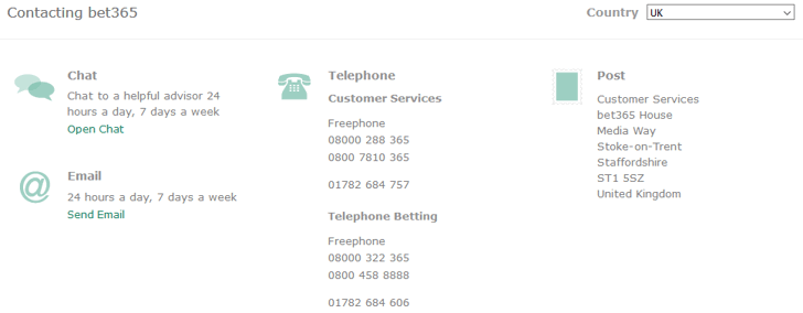 365 contact