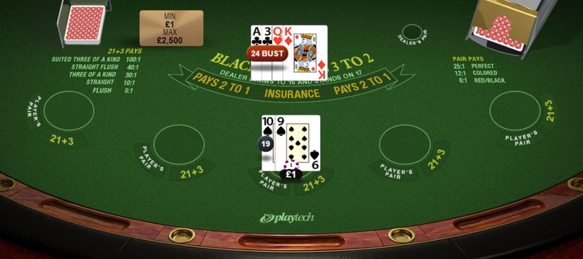 blackjack result 