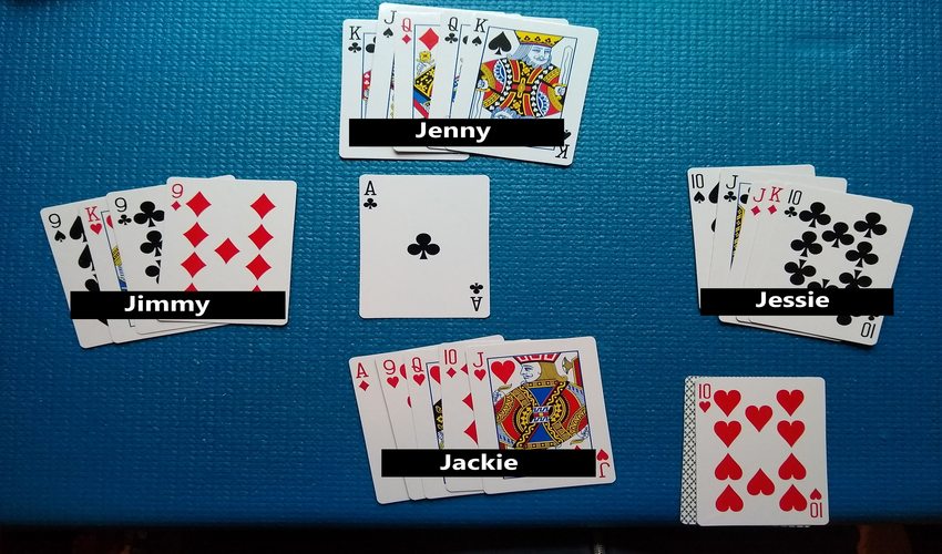 euchre trick 1