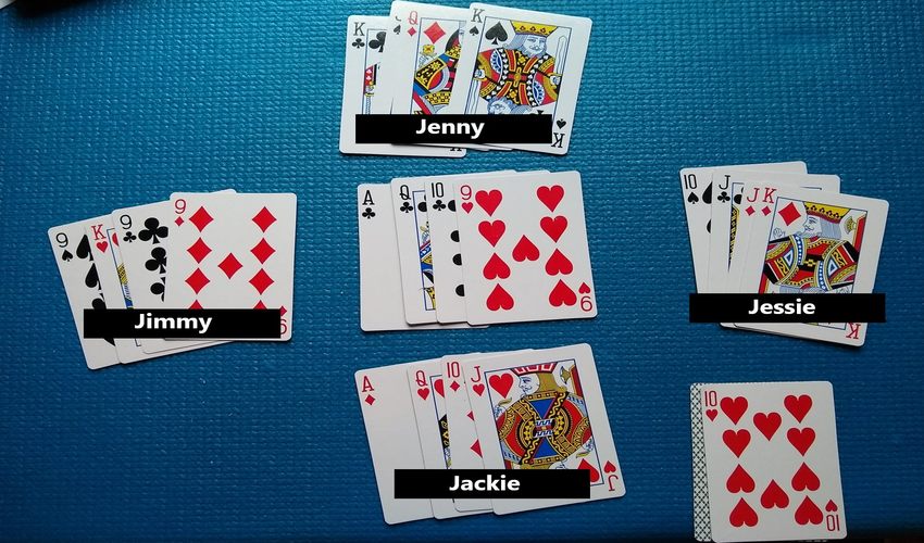 euchre trick 1 result
