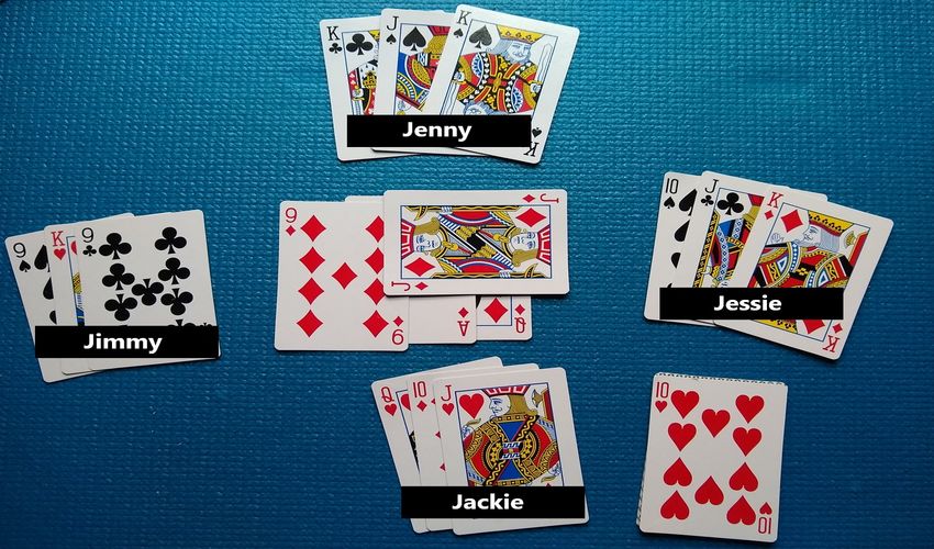 euchre trick 2 result