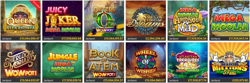jackpot games