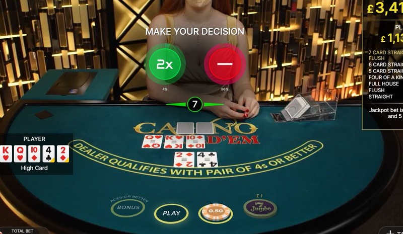 live holdem decision 