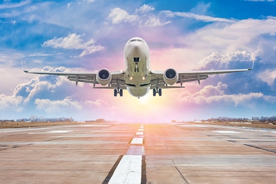 plane taking off