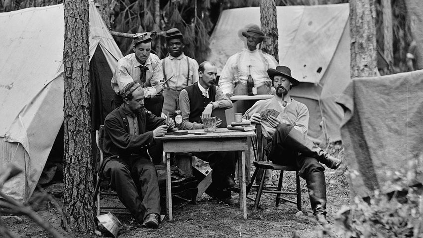 poker history civil war