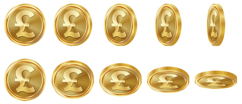 row of coins