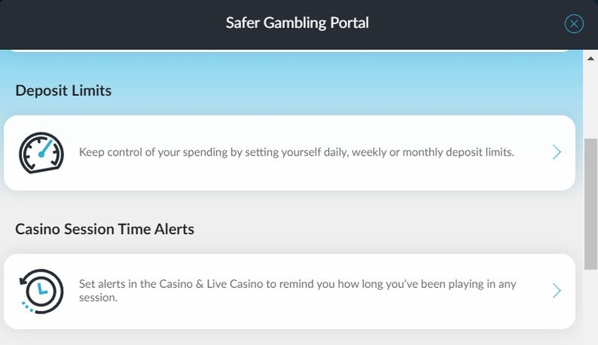 safer gambling tools