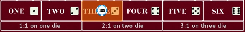 sic bo single bets