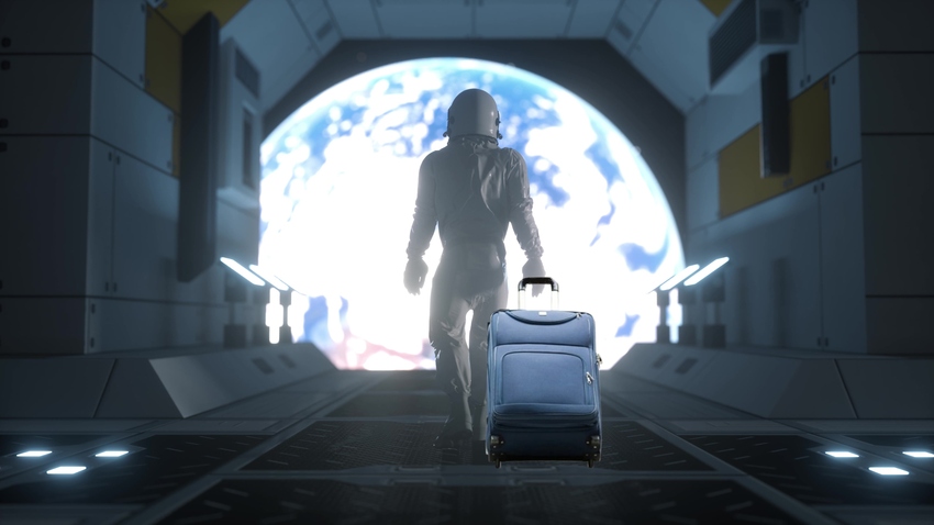space tourism suitcase