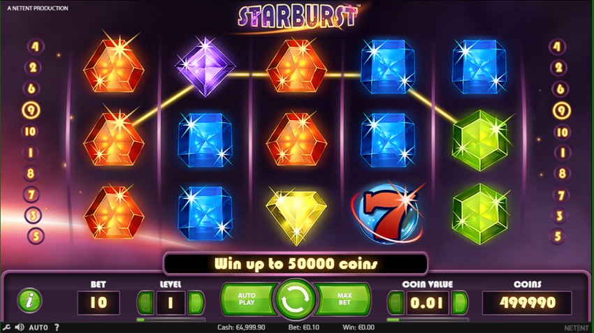 starburst example interface 