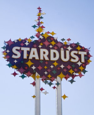 stardust hotel and casino sign