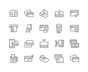 banking icons
