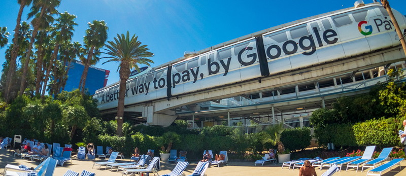 gpay banner on beach better way to pay