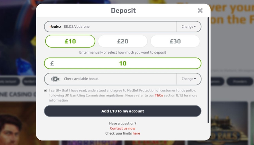 pay by phone deposit 2 