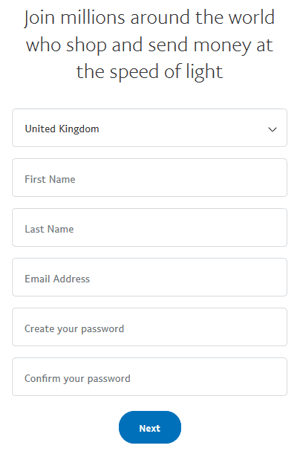 paypal reg