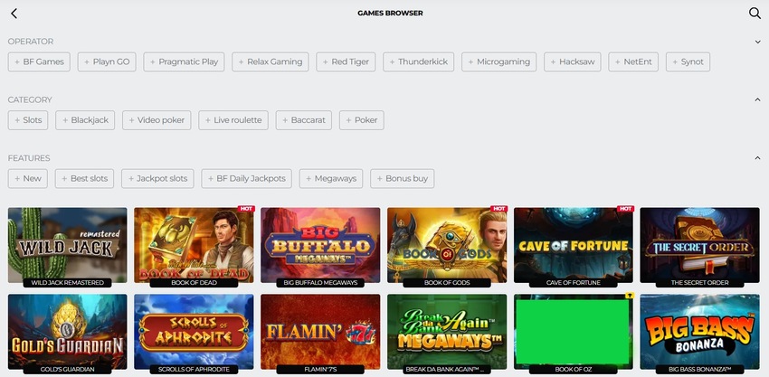 energycasino games