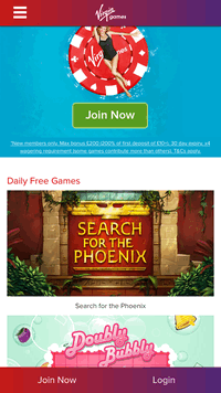virgin games mobile