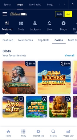 william hill casino mobile