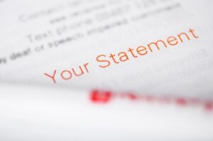 bank statement