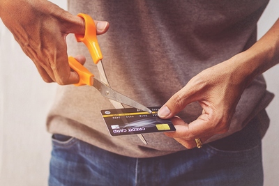 cut up credit card 
