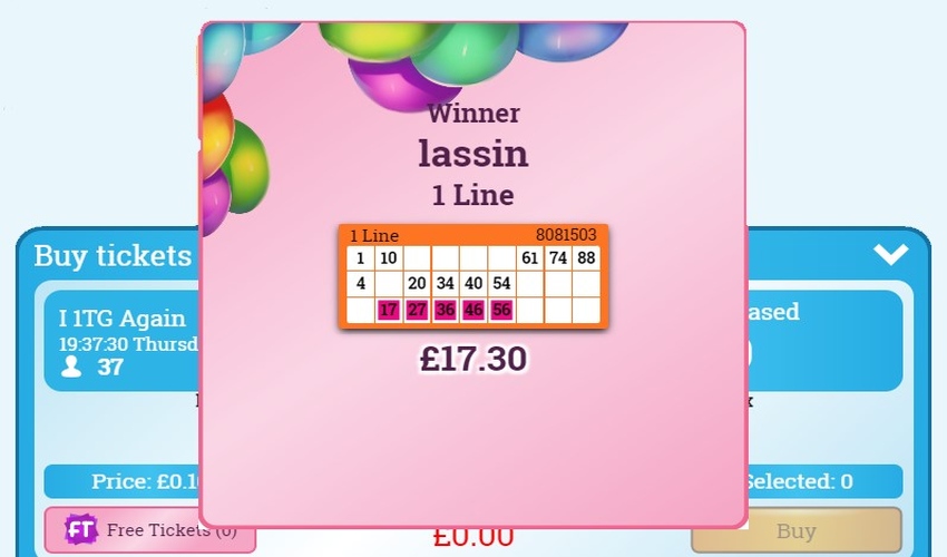 Winning at Online Bingo